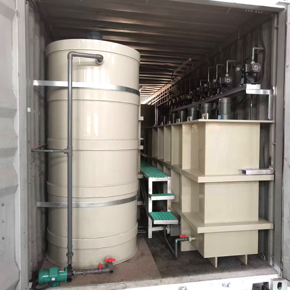 電化學廢水處理一體化撬裝裝置-內景